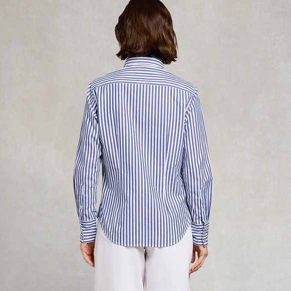 Holland Cooper Womens Blue Classic Button Down Shirt #4