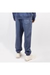 Love Moschino Mens Blue Printed Logo Washed Jogger