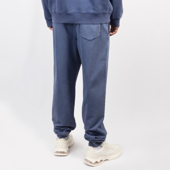 Love Moschino Mens Blue Printed Logo Washed Jogger main image