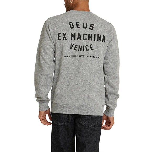Deus Ex Machina Mens Grey Venice Address Crew Sweatshirt #3