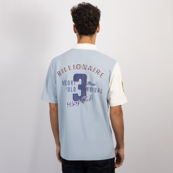 Billionaire Boys Club Mens Blue Resort SS Polo Shirt #4