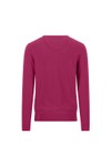 Fynch Hatton Mens Purple Merino Cashmere Knitted V-Neck Jumper