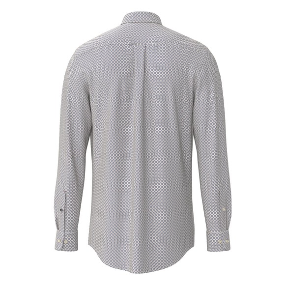 Fynch Hatton Mens Blue Geometric Print Shirt main image