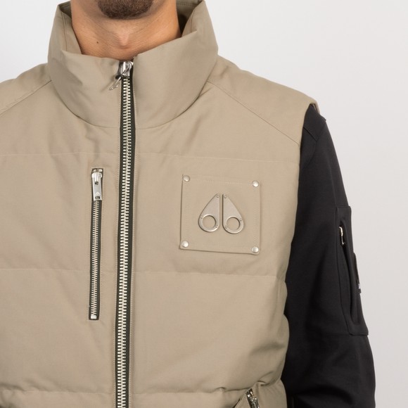 Moose Knuckles Mens Beige Westmount Gilet #3