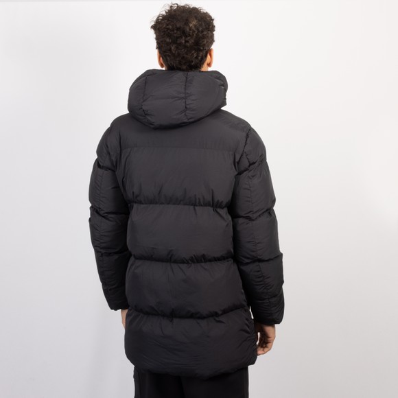 Sandbanks Mens Black Patch Pocket Mid Puffer #4