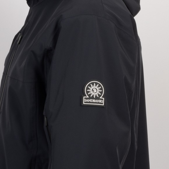 Sandbanks Mens Black Storm Shell Waterproof Jacket #3