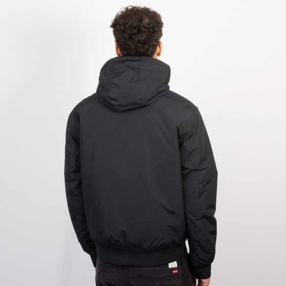 Fred Perry Mens Black Hooded Brentham Jacket #4