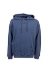 Love Moschino Mens Blue Printed Logo Washed Hoody