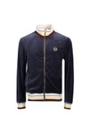 Sergio Tacchini Mens Blue Sartori Velour Track Jacket