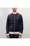 Sergio Tacchini Mens Blue Sartori Velour Track Jacket