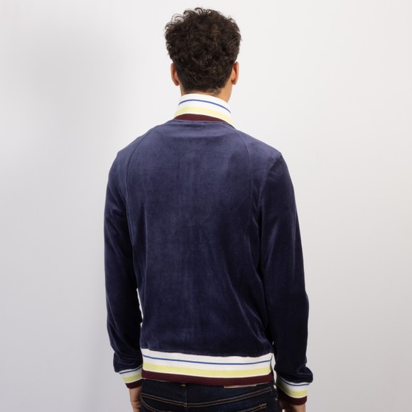 Sergio Tacchini Mens Blue Sartori Velour Track Jacket main image
