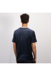 Sergio Tacchini Mens Blue Fino Velour T Shirt