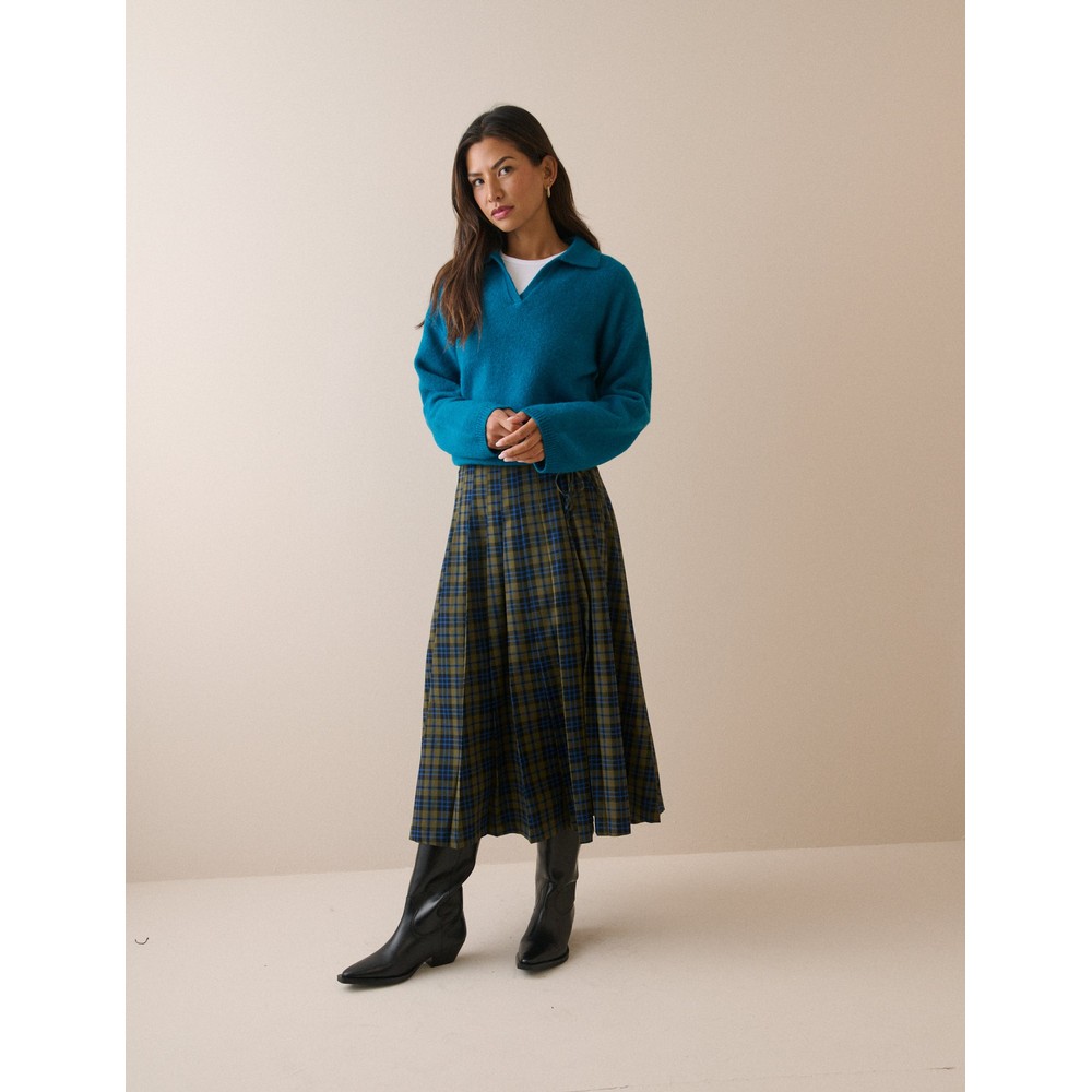 Emily Pleated Midi Kilt