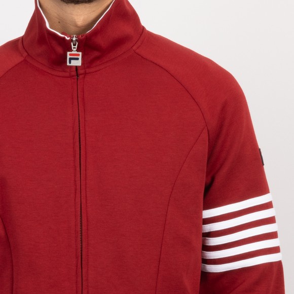 Fila Mens Red Patrice Cut and Sew Bamboo Badge Track Top main image