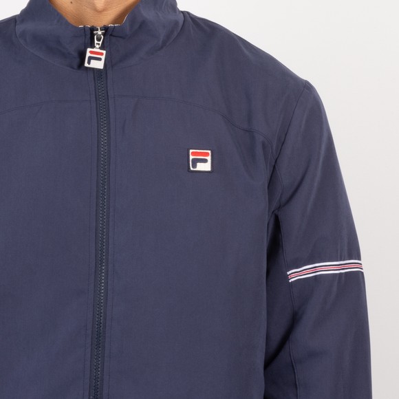 Fila Mens Blue Artur Micro Tape Bamboo Badge Track Jacket main image