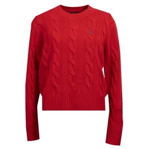 Cable Knit Wool Cashmere Sweater