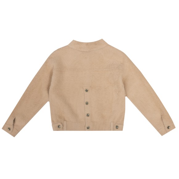 Rino & Pelle Womens Beige Bubbly Boxy Jacket #3