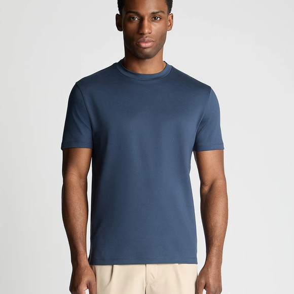 Remus Mens Blue Crew Neck T Shirt main image