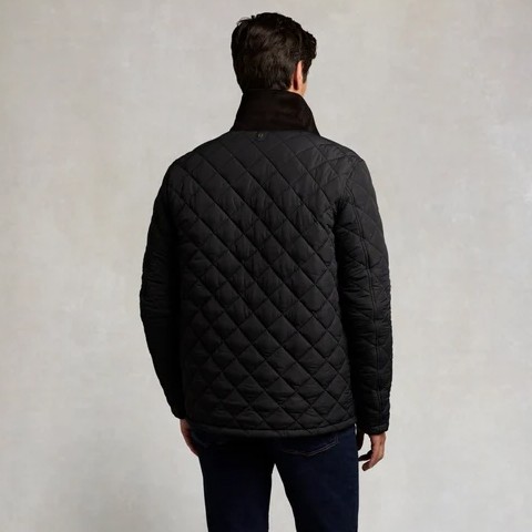 Holland Cooper Mens Black Country Quilted Jacket #4