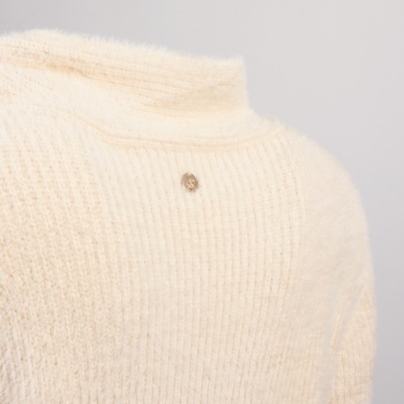 Rino & Pelle Womens Off-White Griselda Bowtie Detail Pullover Jumper #3