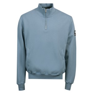 Badge Logo Half Zip Sweatshirt