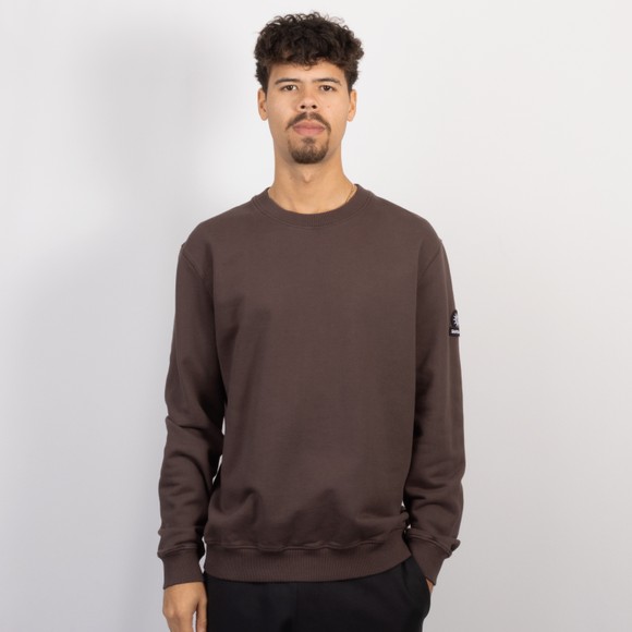 Sandbanks Mens Brown Logo Badge Sweatshirt #2