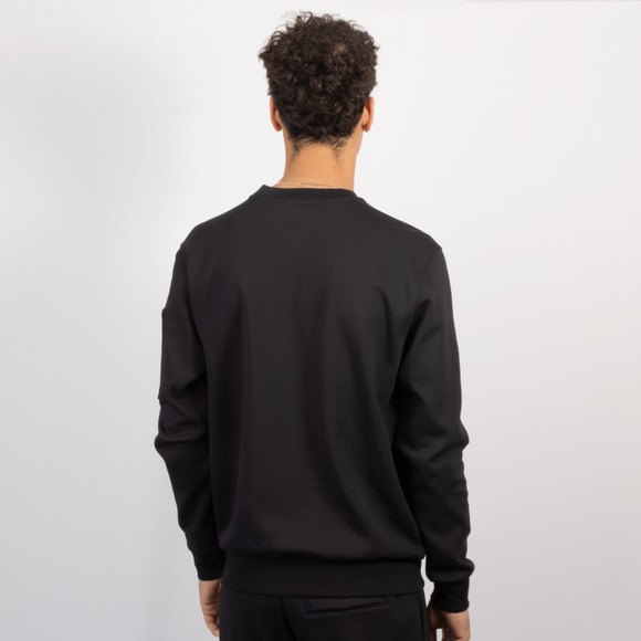 Sandbanks Mens Black Zip Pocket Interlock Sweatshirt #4