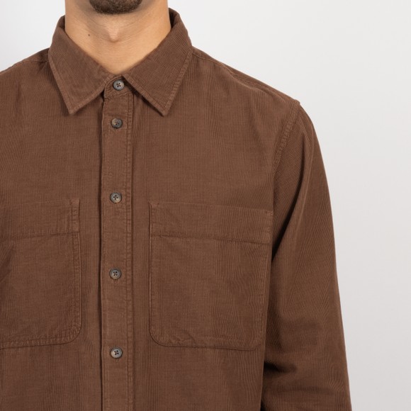 PS Paul Smith Mens Brown Casual Fit Cord Shirt #3