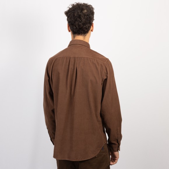 PS Paul Smith Mens Brown Casual Fit Cord Shirt #4