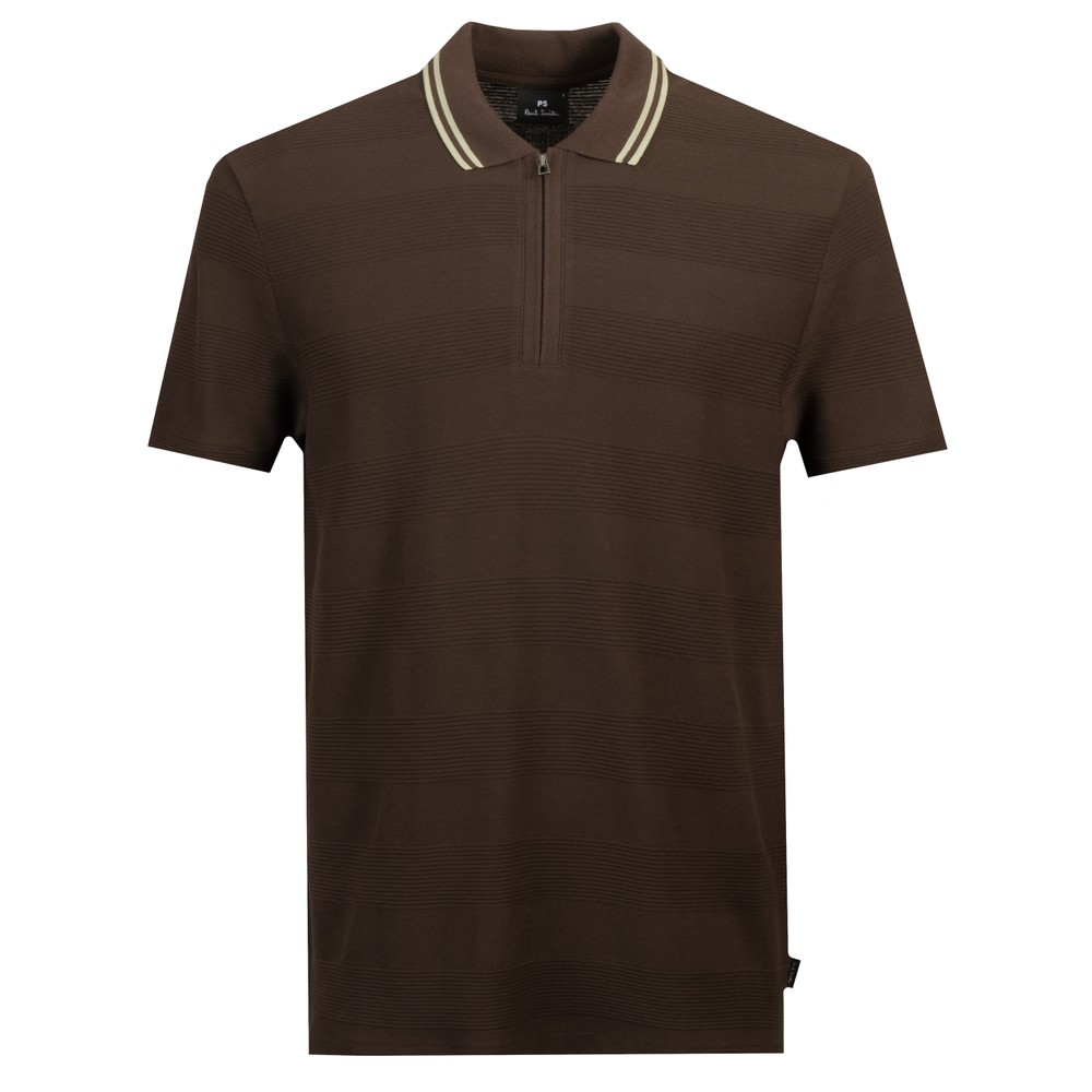 Twin Tipped Zip Polo Shirt