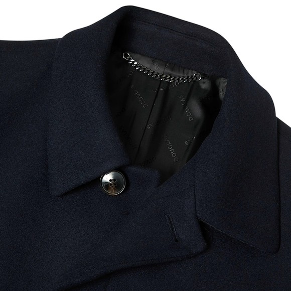 Douglas Mens Blue Hetton Wool Overcoat main image