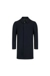 Douglas Mens Blue Hetton Wool Overcoat
