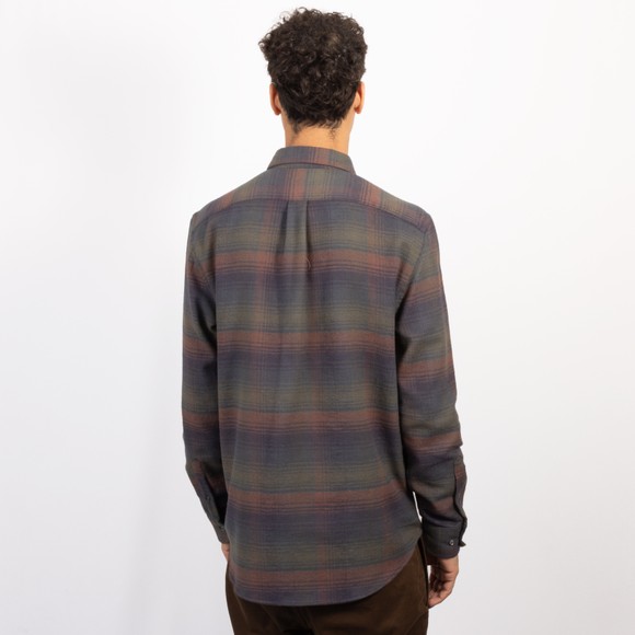 Portuguese Flannel Mens Green Old Pine Check Shirt #4