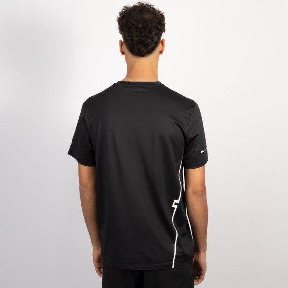 J.Lindeberg Mens Black Leroy T-Shirt #4