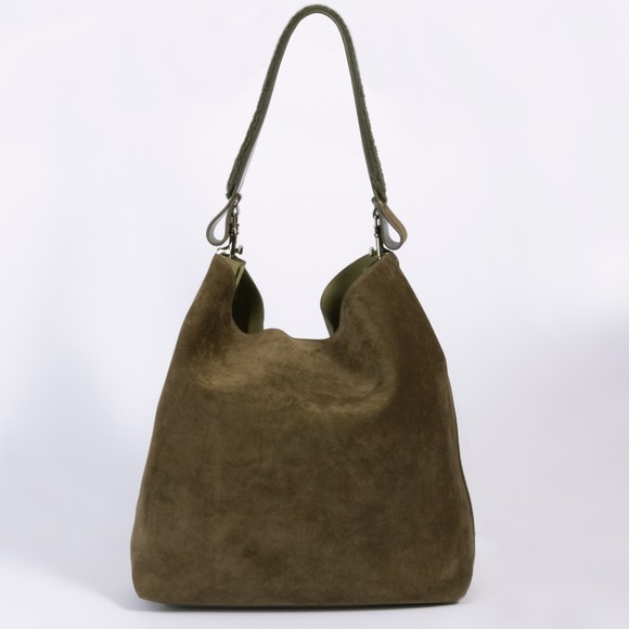 Vivienne Westwood Womens Green Lottie Large Shoulder Bag #4