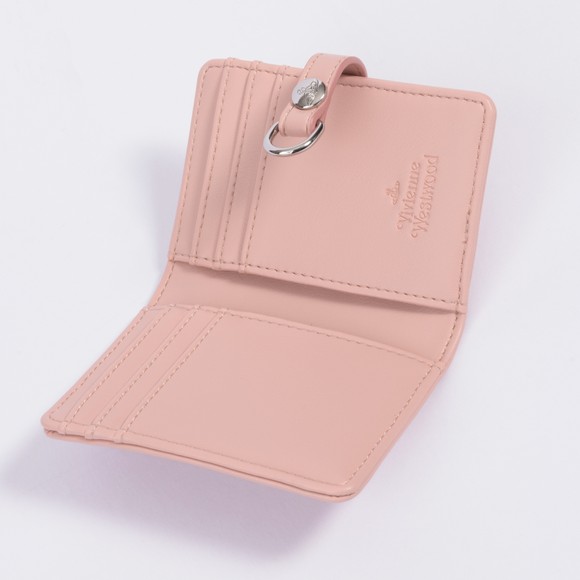 Vivienne Westwood Womens Pink Vertical Flap Card Holder #3