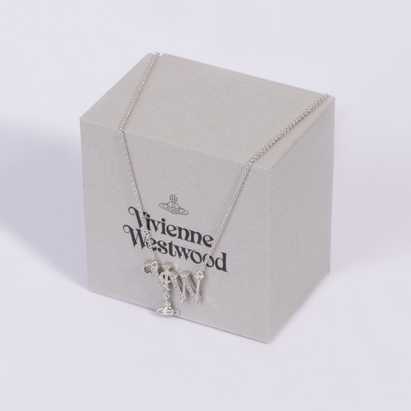 Vivienne Westwood Womens Silver VW Pendant #3