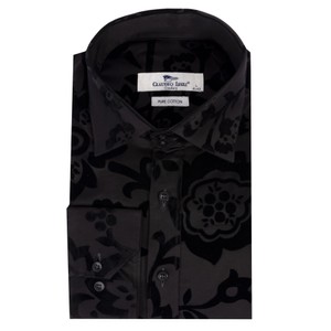Floral Flocking Shirt