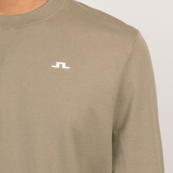J.Lindeberg Mens Grey Henry Knitted Sweater #3