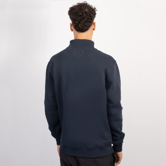 Holland Cooper Mens Blue Quarter Zip Sweat #4