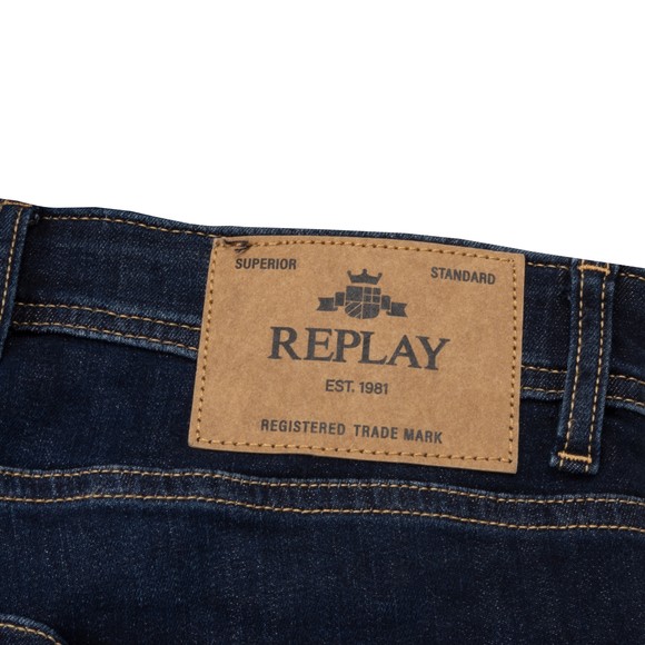 Replay Mens Blue Grover Straight Fit Jean main image