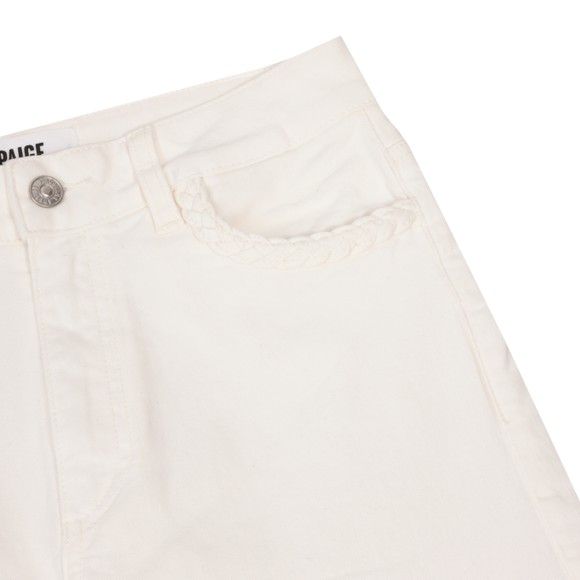 Paige Womens Off-White Anessa Ankle Wide Leg Jean #2
