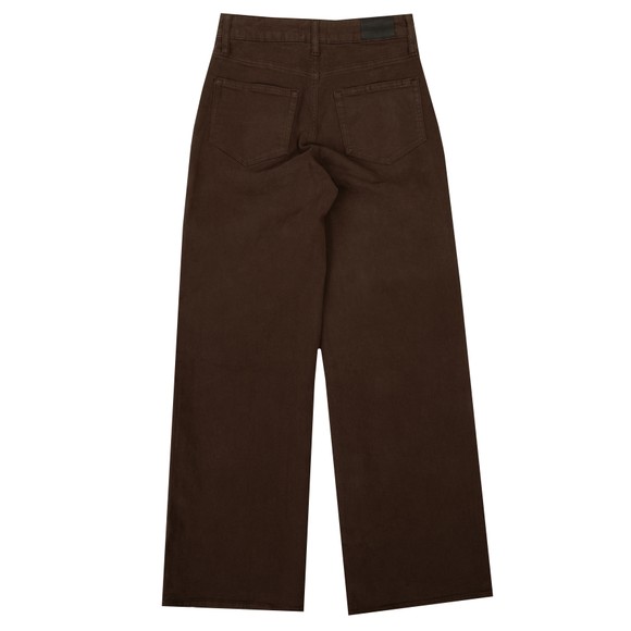 Paige Womens Brown Anessa Ankle Wide Leg Jean #3