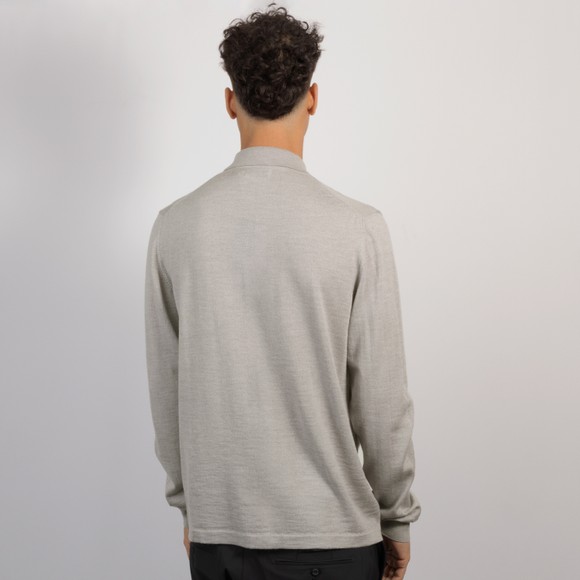 J.Lindeberg Mens Grey Kaleb Merino Cardigan #4