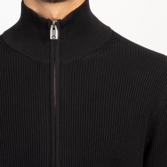 J.Lindeberg Mens Black Alexis Full Zip Cardigan #3