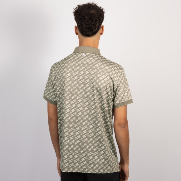 J.Lindeberg Mens Beige Tour Tech Print Polo Shirt #4