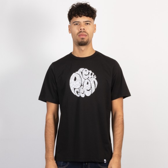 Pretty Green Mens Black Pulsar Logo T Shirt main image