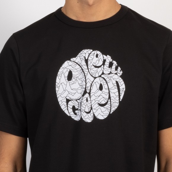 Pretty Green Mens Black Pulsar Logo T Shirt main image