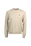 Pretty Green Mens Beige Merino Blend Crew