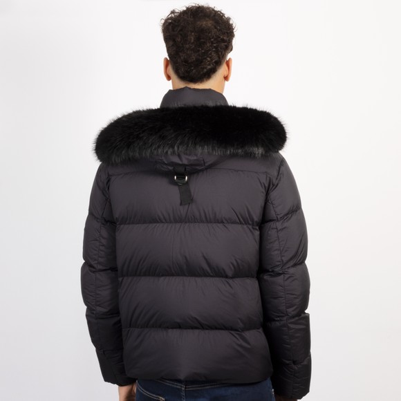Moose Knuckles Mens Black Everest Puffer With Fur #4
